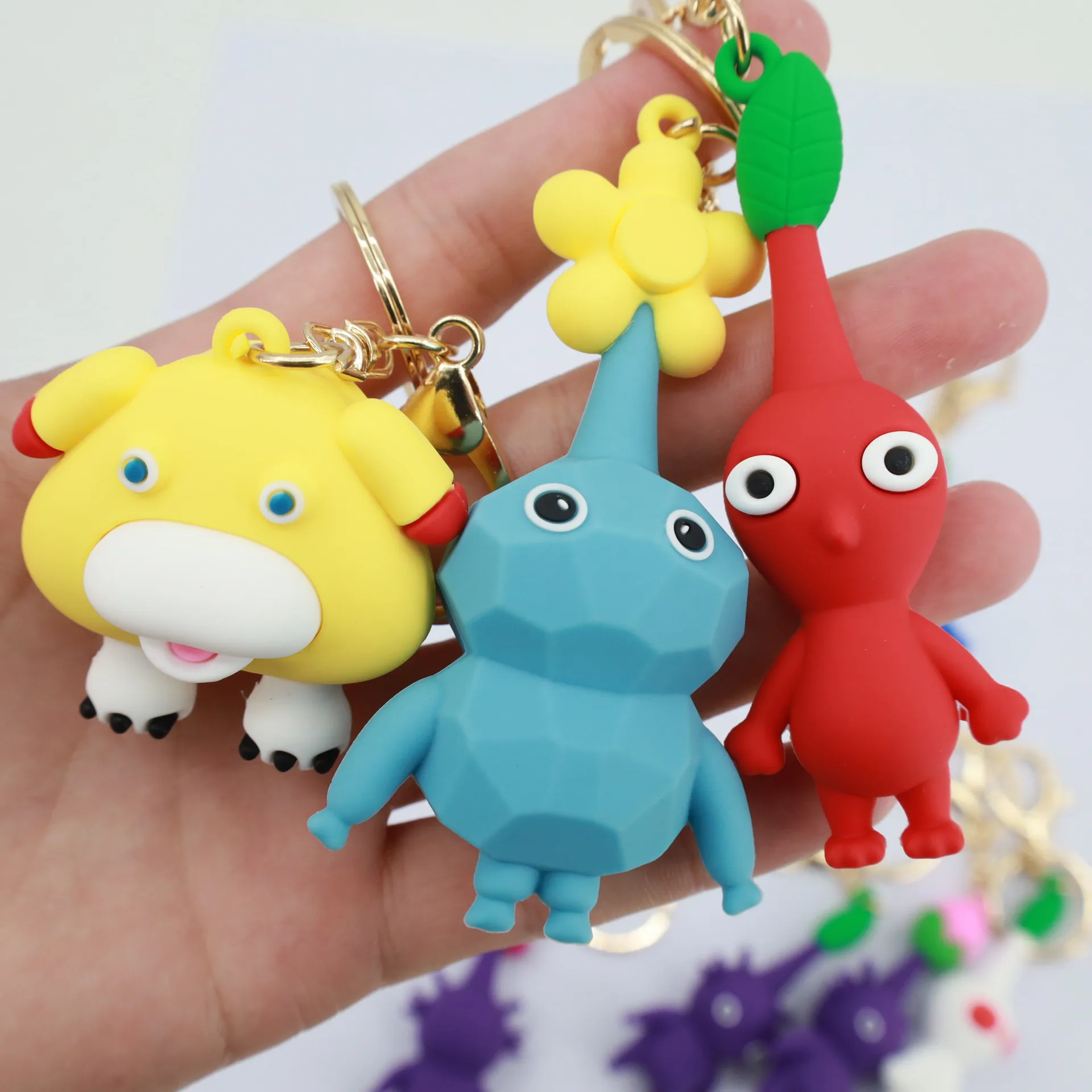 Figura de acción PIKMIN con llavero PVC para niños - imagen 3