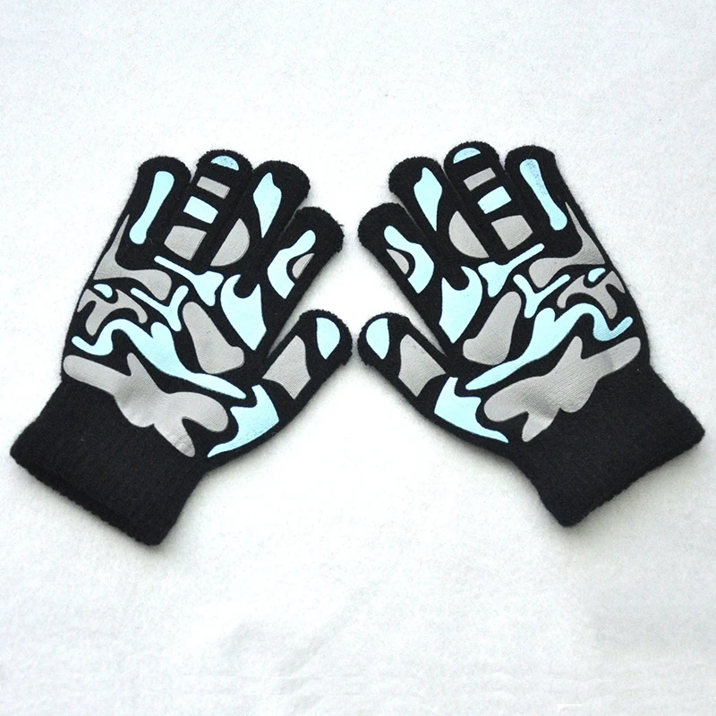 Guantes antideslizantes de punto para niños – Camuflaje invierno - imagen 5