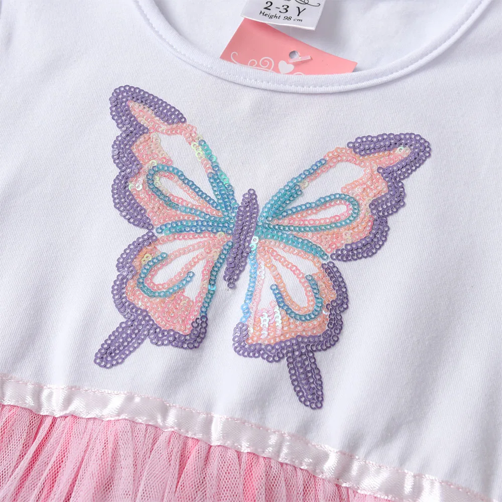 DXTON vestido de verano sin mangas para niña con tutú princesa - imagen 2