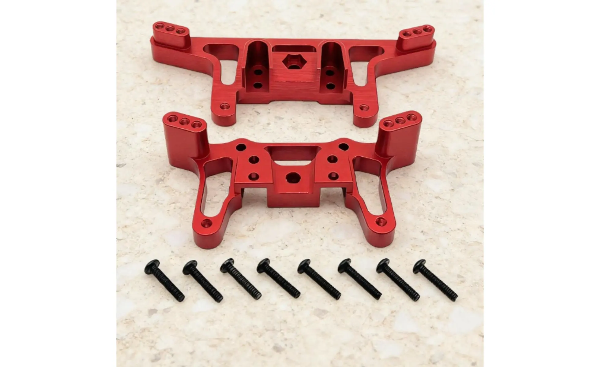 Juego de soportes metálicos para amortiguación RC