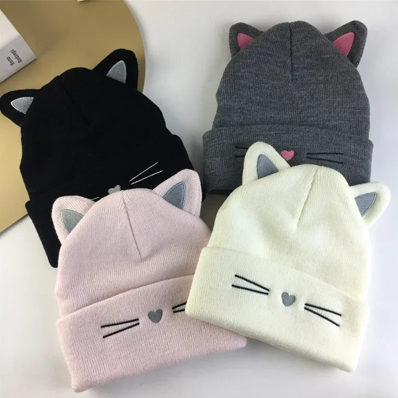 Gorro infantil gato coreano - vista frontal