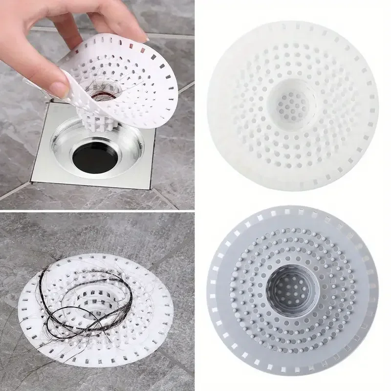 Tapón silicona antideslizante bañera bebé – Filtro pelo agua - imagen 5