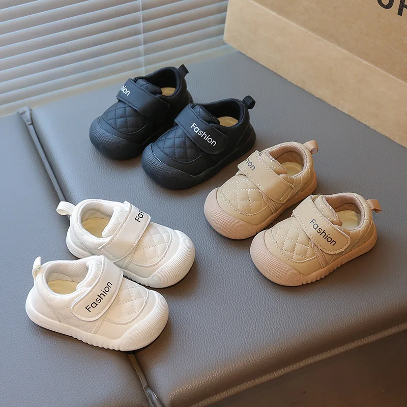 Zapatos planos antideslizantes para bebés con suela blanda invierno - imagen 5