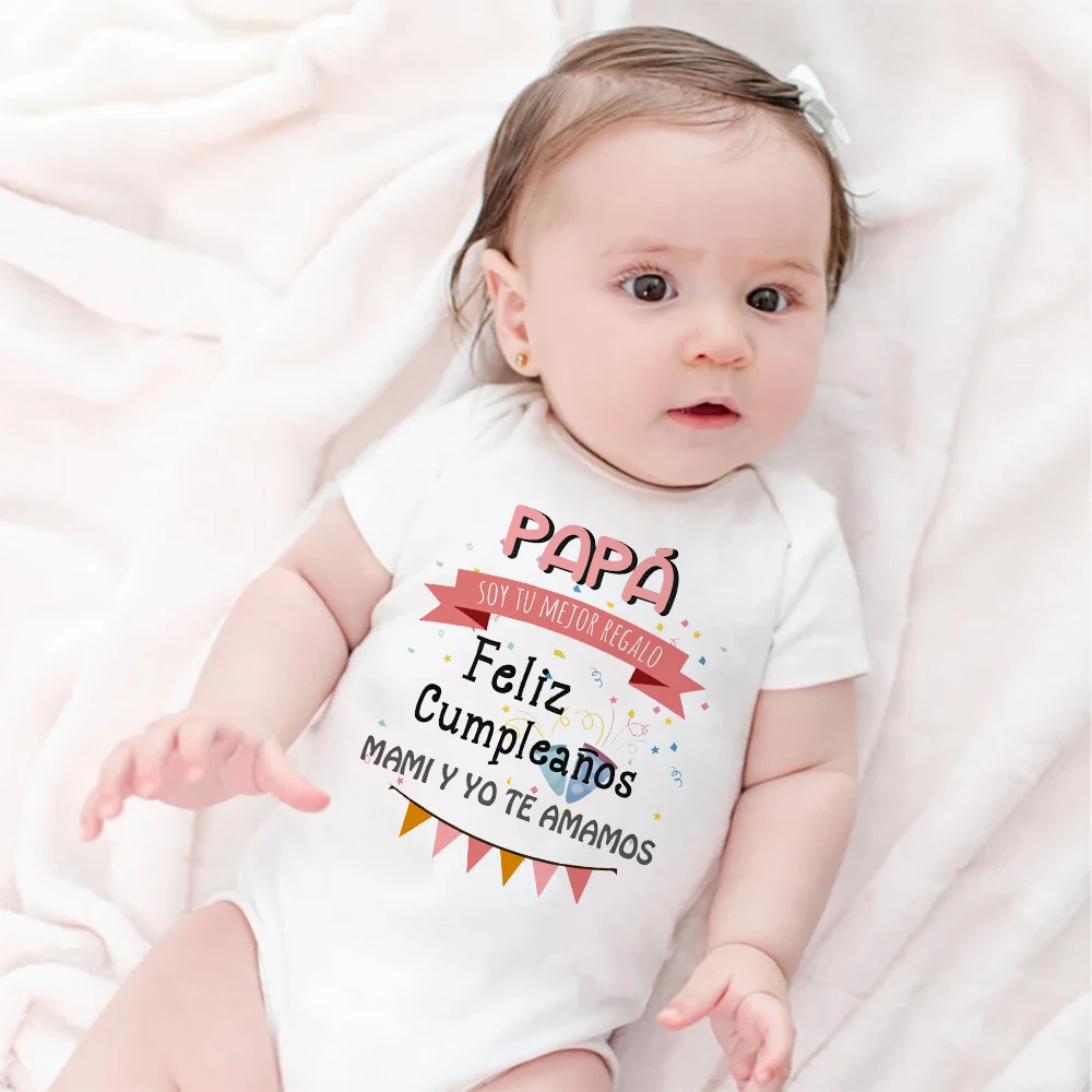 Body Manga Corta para Bebé - Estampado Especial para Mamá - imagen 4