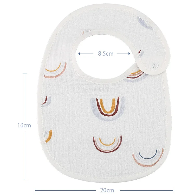 Babero bandana impermeable de algodón con diseño atractivo