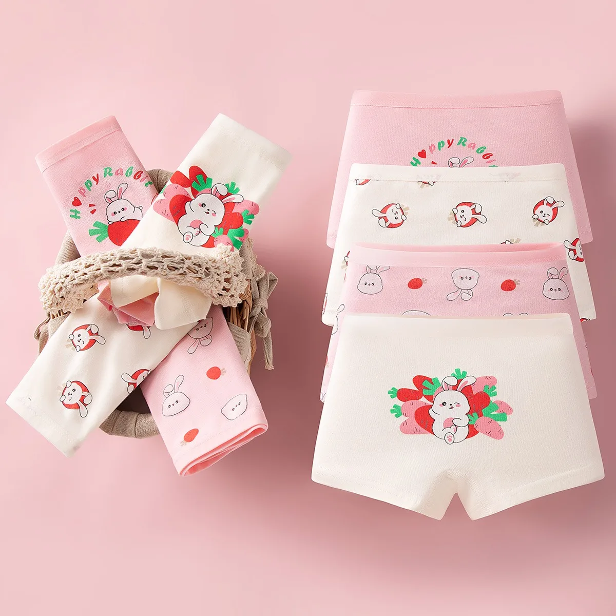 Ropa interior infantil para niñas y niños – algodón suave transpirable - imagen 4