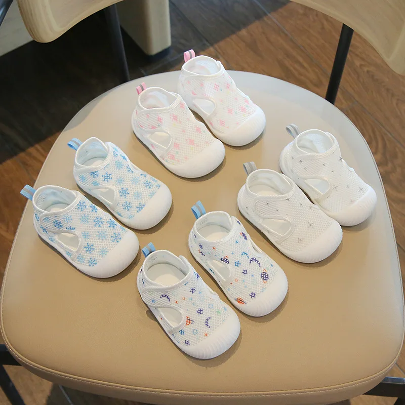 Sandalias de velcro niños anticolisión malla transpirable - imagen 4
