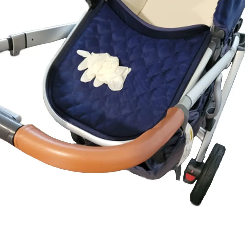 Uppababy Vista V1/V2: Funda protectora de cuero acolchado manillar - imagen 3