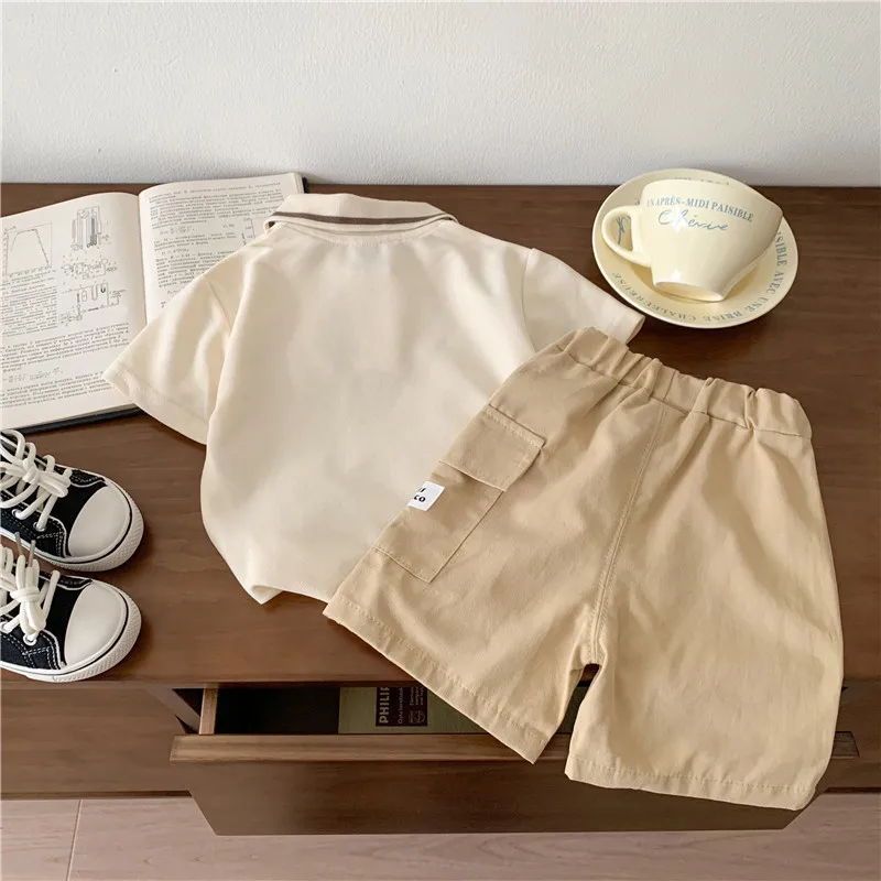 Conjunto verano bebé: camiseta y short de algodón - imagen 5