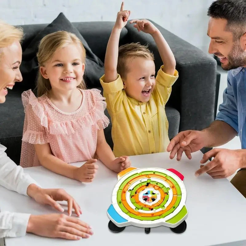 Juego de mesa laberinto lógico para niños, rompecabezas educativo - imagen 5