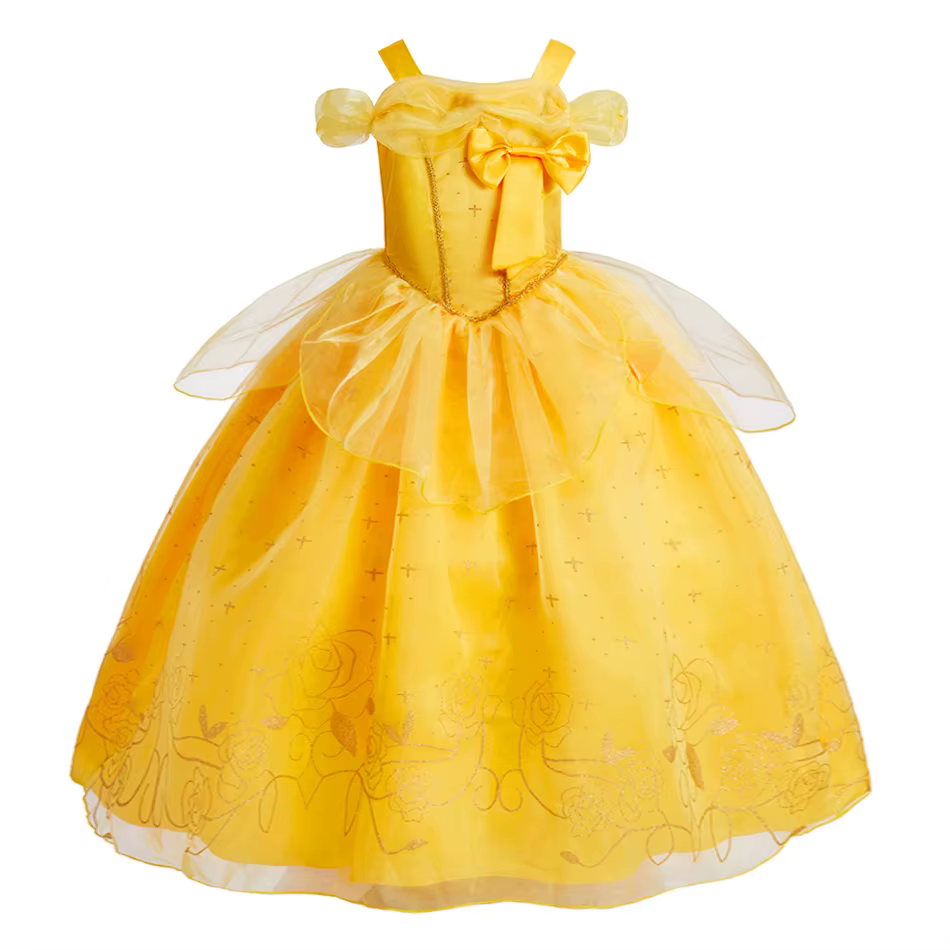 Vestido de princesa Elsa para niñas – Disfraz Reina de la Nieve - imagen 5