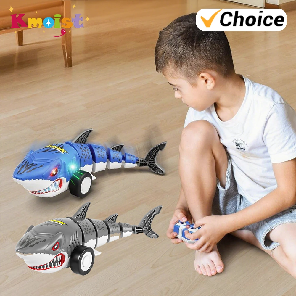 Tiburón de control remoto RC acrobático de alta velocidad para niños