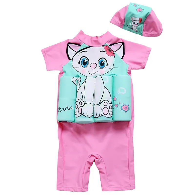 Traje de baño con flotabilidad de una pieza para niña - imagen 2
