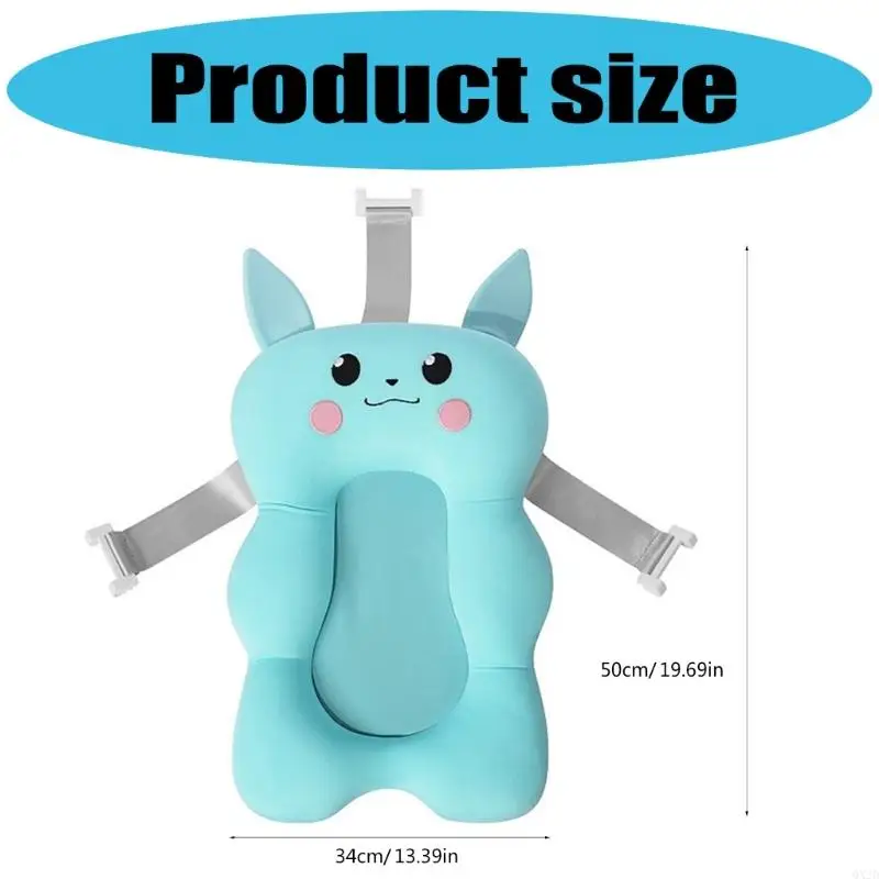 Alfombra de ducha antideslizante para baño infantil con diseño bañera - imagen 4