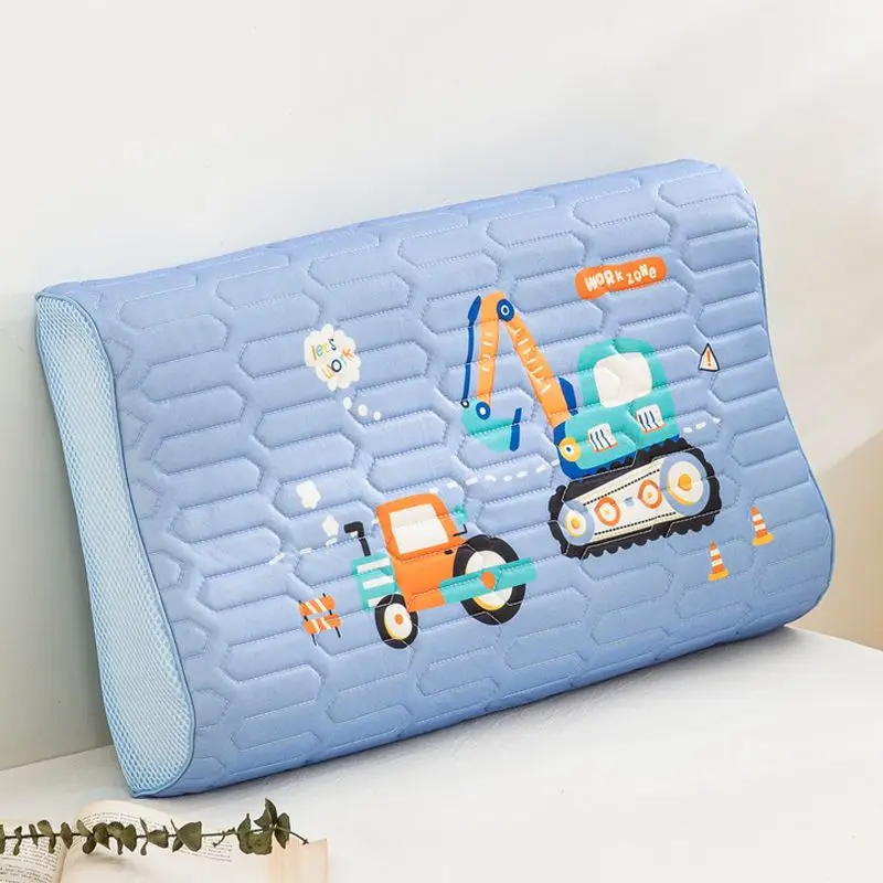 Funda de almohada infantil 44x27 cm - dibujos animados y látex