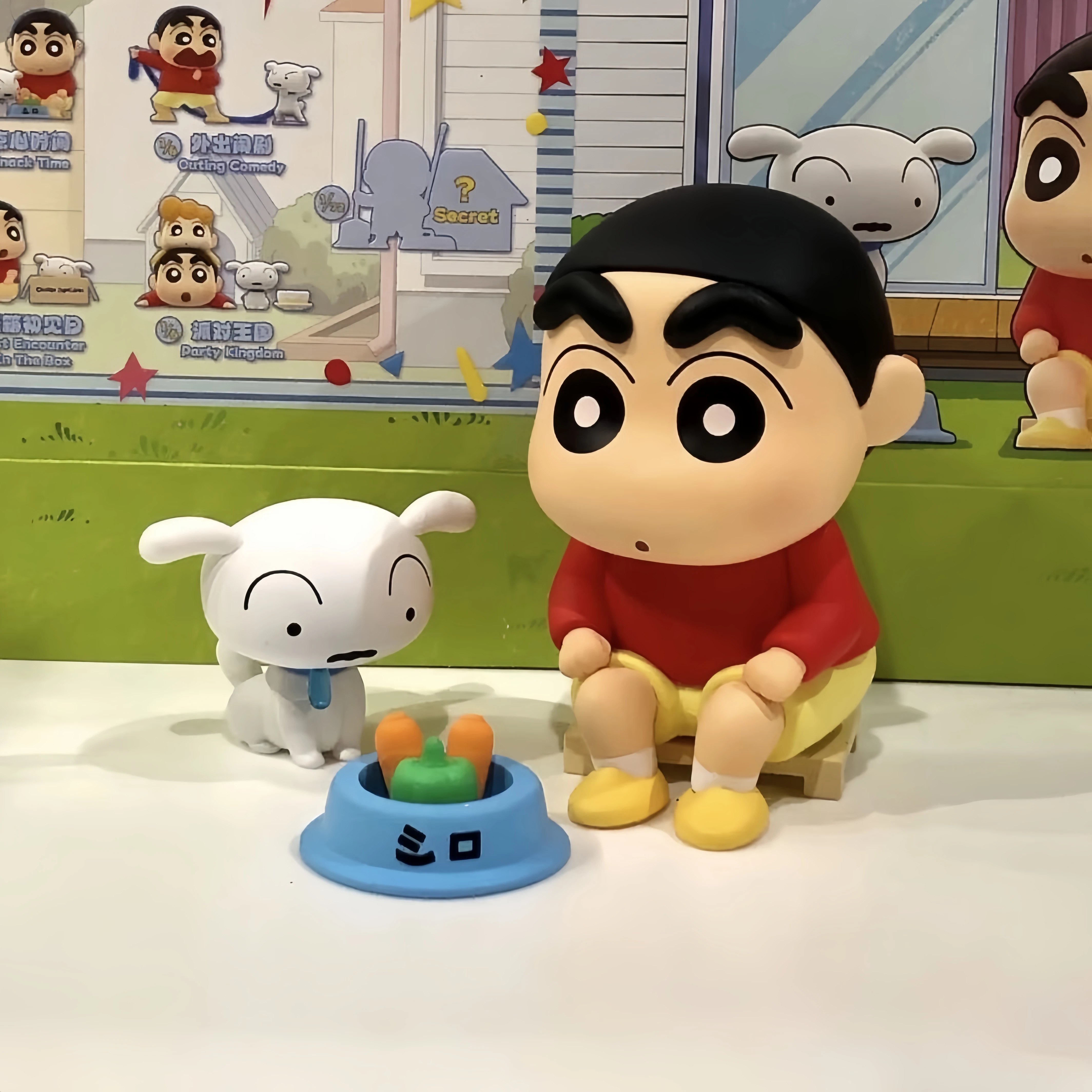 Figuras de caja ciega Shin Chan vida diaria en mini muñecos - imagen 3