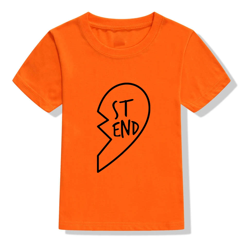 Camiseta niño con corazón – Manga corta unisex de algodón - imagen 5