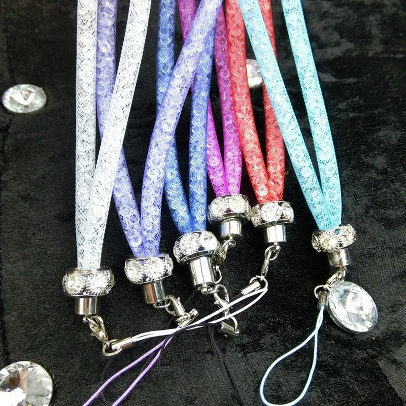 Cordón de cristal para collar infantil con llavero identificativo - imagen 4