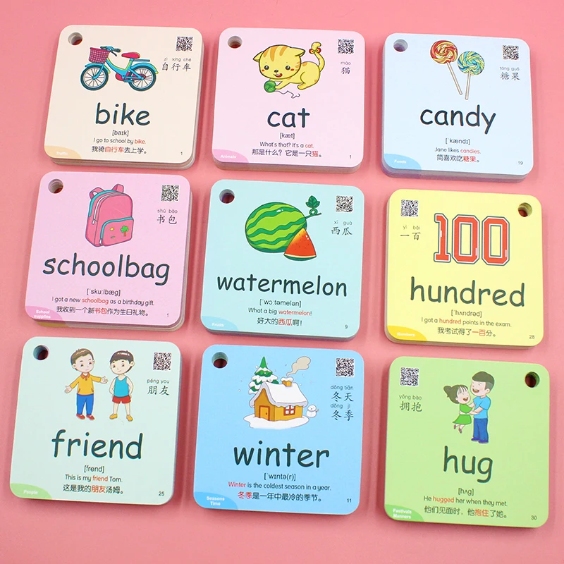 Tarjetas Montessori educativas de aprendizaje cognitivo con animales