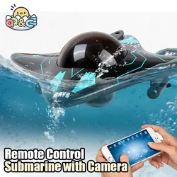 Barco submarino radiocontrol con cámara y WiFi FPV para niños