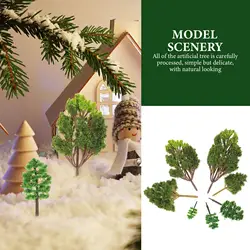Adornos de árbol en miniatura para manualidades infantiles