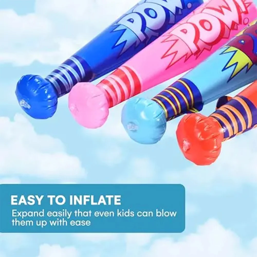 Juguete inflable de béisbol para piscina con pata colorida - imagen 4