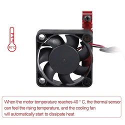 Motor para coche teledirigido con disipador y sensor térmico