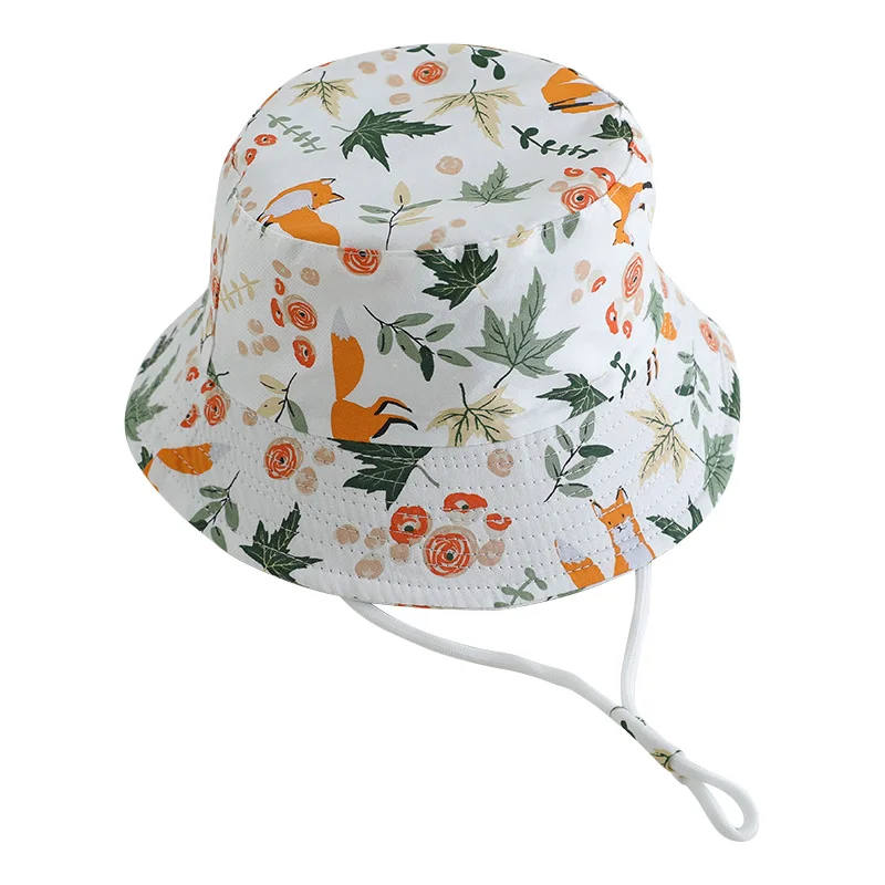 Sombrero de verano para bebé de cubo con protección solar - imagen 2