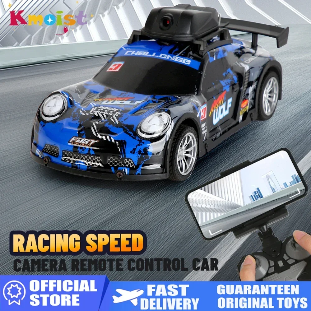 Coche RC de carreras FPV con cámara HD y control remoto para niños - imagen 2