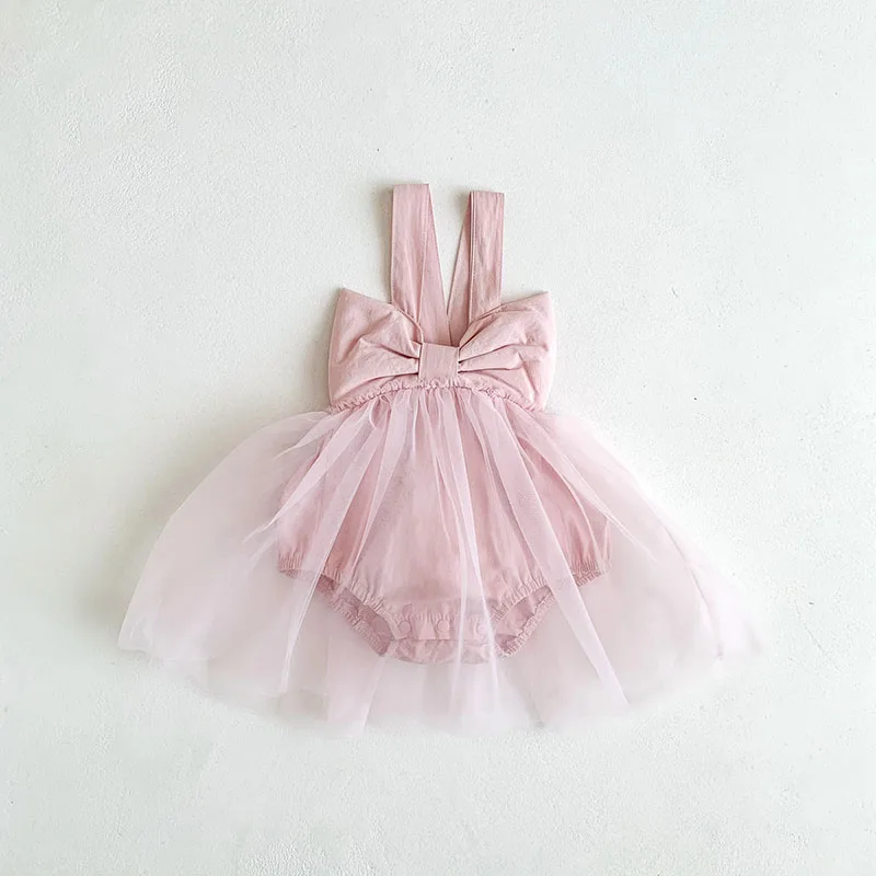Vestido de verano con falda de malla para bebé Milancel - imagen 5