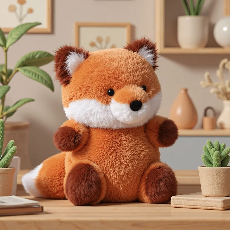 Peluche zorro suave para bebé y niño, regalo infantil - imagen 4