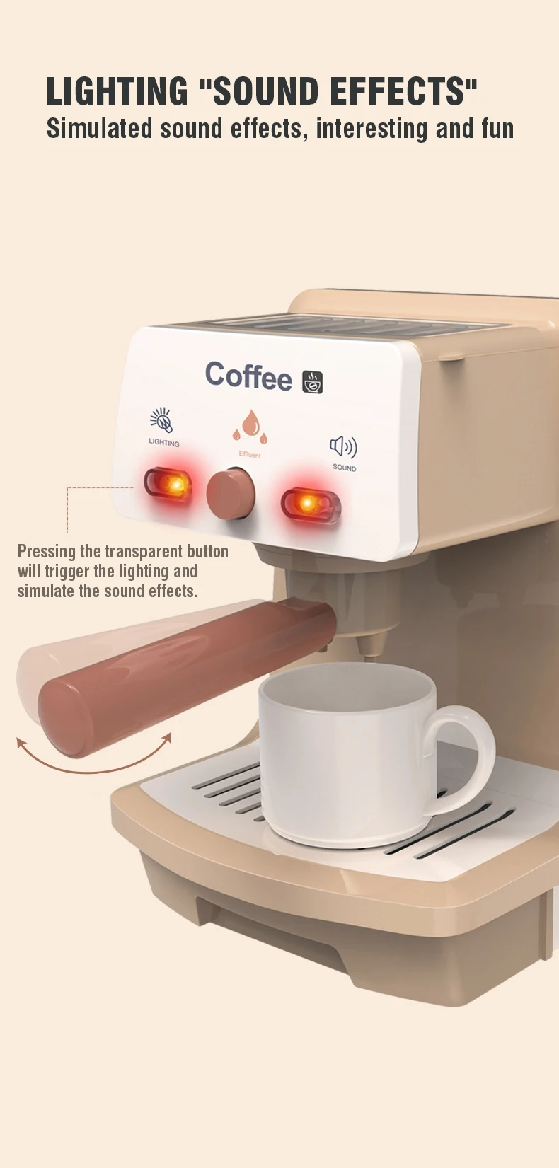Juego de imitación tipo cafetería