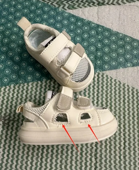 Zapatillas sandalia de malla calada para verano
