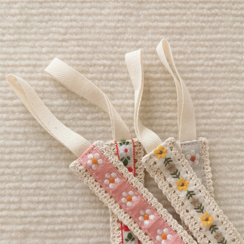 Cadena de chupete bordada con flores estilo étnico anticaída - imagen 2