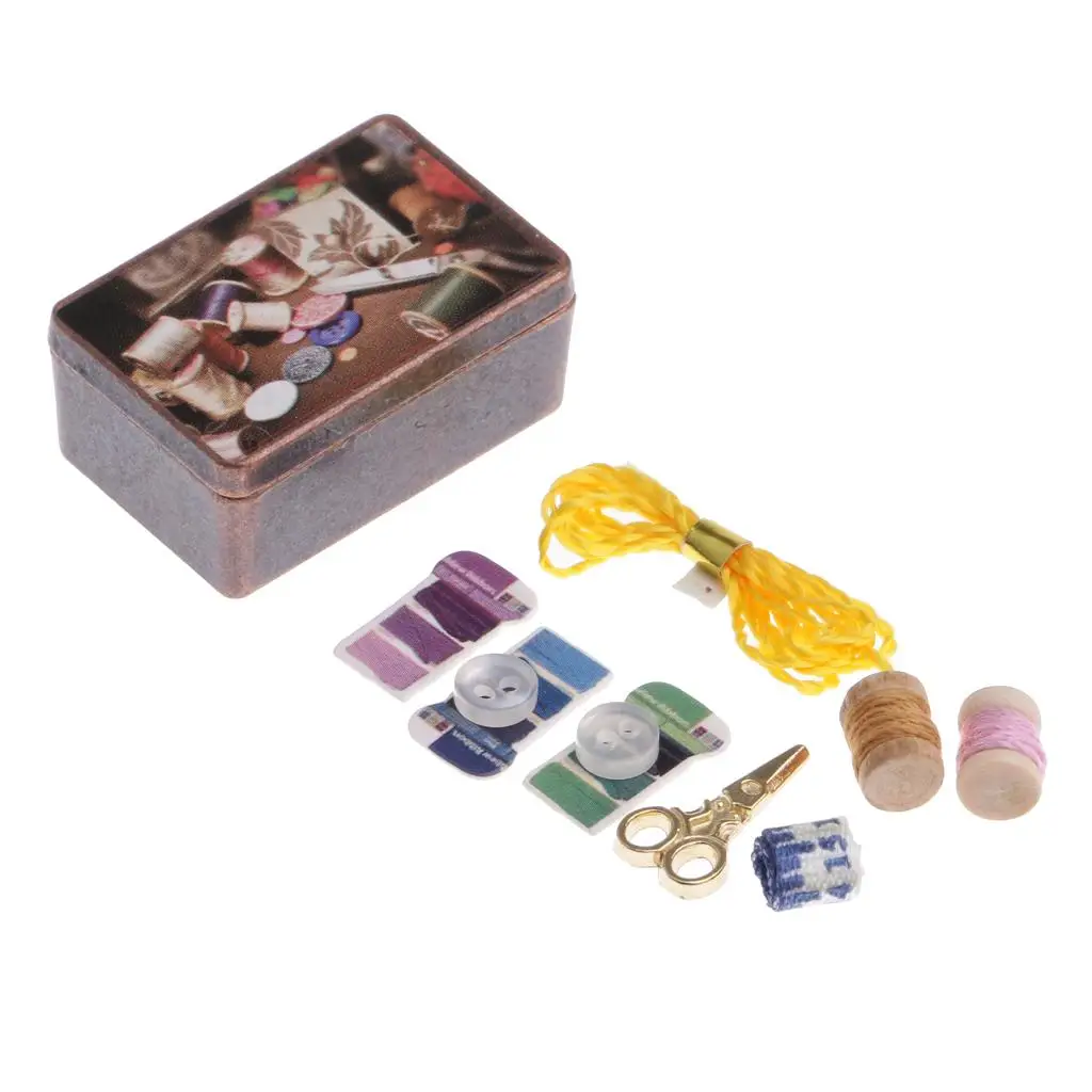 Kit de costura para muñecas con accesorios vintage