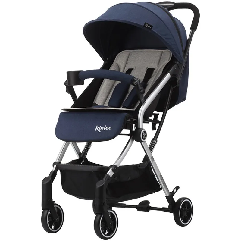 Coche ligero pliable con capota alta 4 ruedas niño - imagen 4