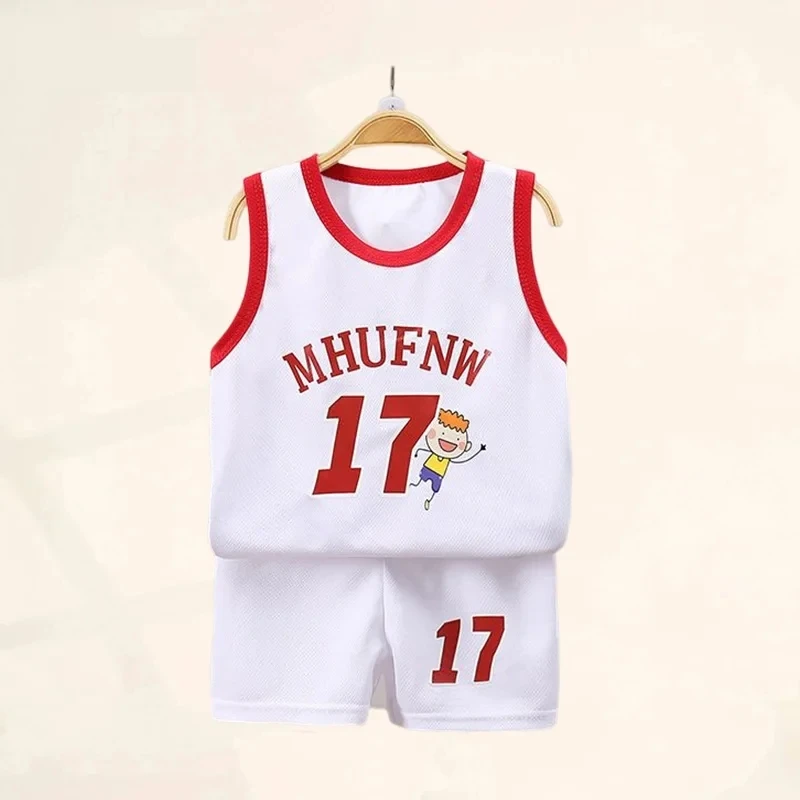 Conjunto deportivo infantil sin mangas con short transpirable - imagen 4