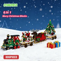 Micro bloques navideños de construcción para niños – Juegos creativos