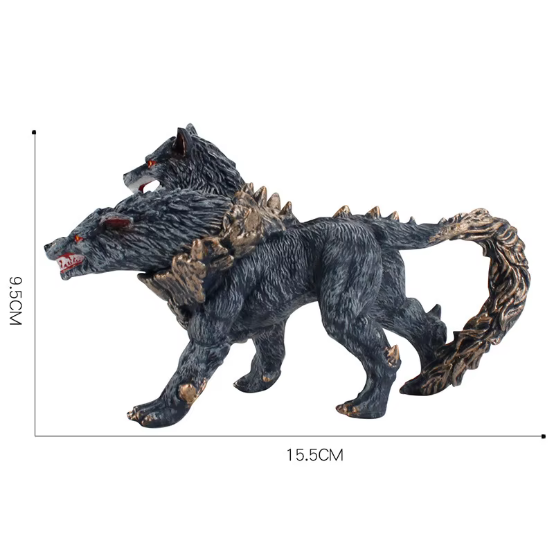 Figura decorativa Cerberus PVC – Adorno mitológico para habitación infantil - imagen 4