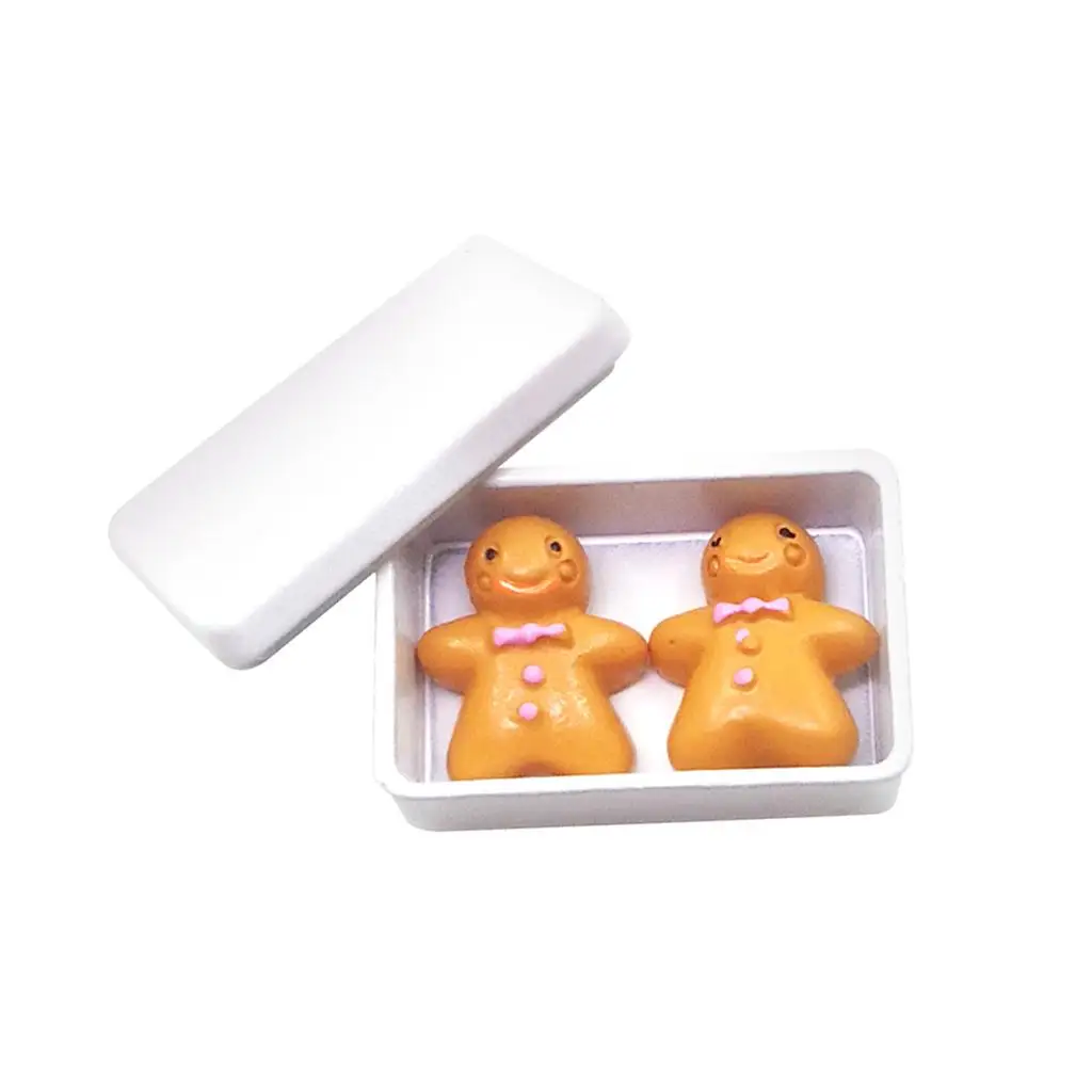Accesorios para casa de muñecas: caja de galletas y decoración - imagen 5