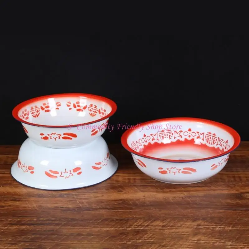 Accesorio cocina casa de muñecas estilo vintage retro esmaltado