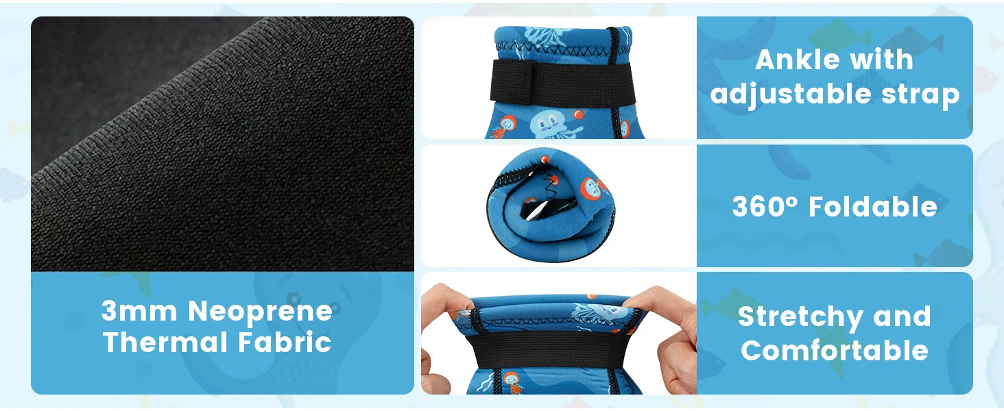 Detalle de tallas para niños y niñas