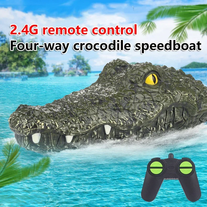 Juguete eléctrico de cocodrilo infantil con control remoto