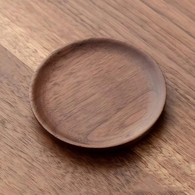 Posavasos de madera con soporte resistentes al calor para mesa - imagen 5