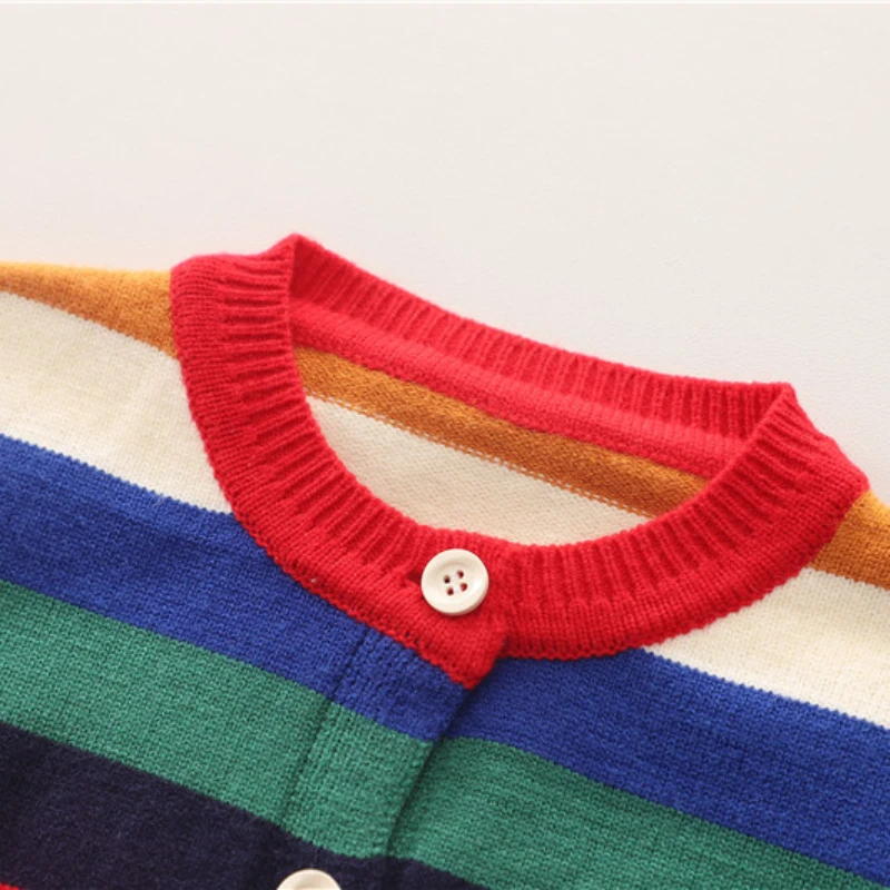 Conjunto otoño para bebé: chaqueta de rayas y pantalón - imagen 3