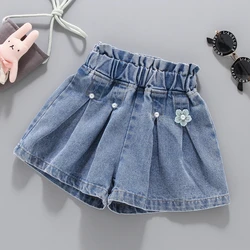 Pantalón corto vaquero plisado unisex – Verano