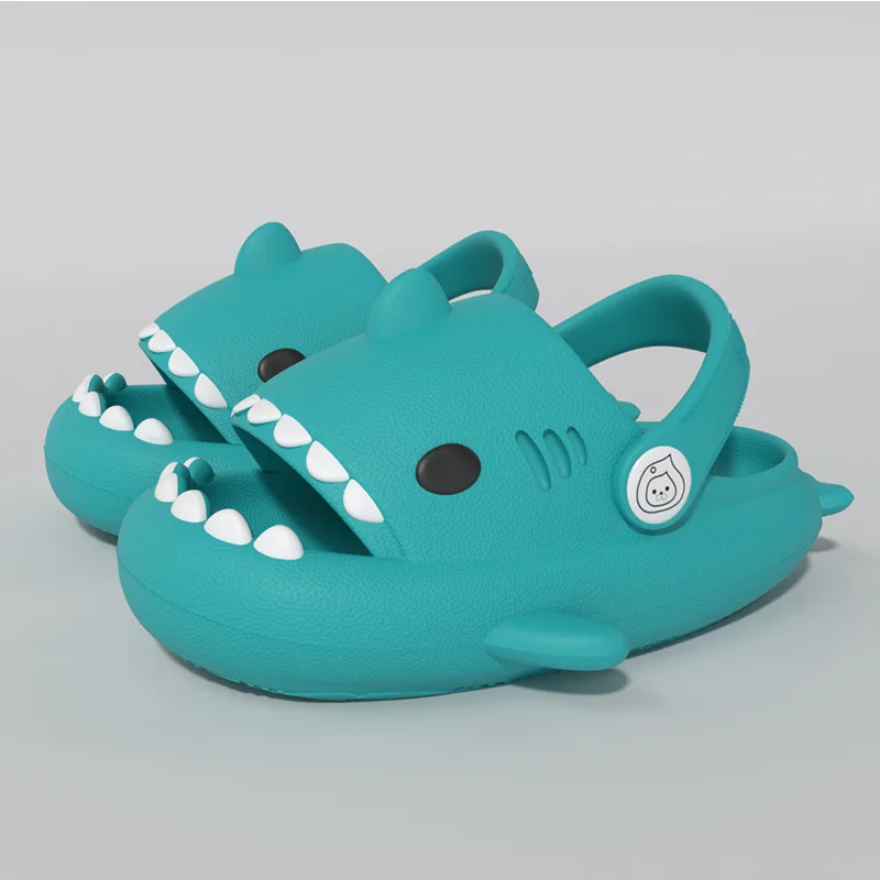 Chanclas niños tiburón – Suela EVA blanda antideslizante - imagen 2