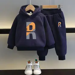 Conjunto sudadera y pantalón de algodón para niño otoño-invierno
