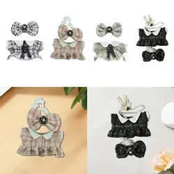 Conjunto para muñecas de 17 cm con vestido y sombreros
