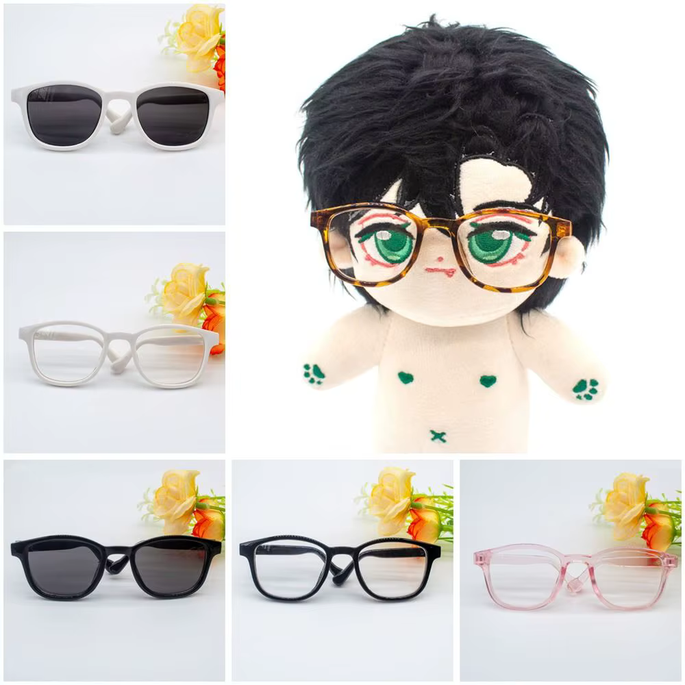 Gafas con montura redonda para muñecas BJD